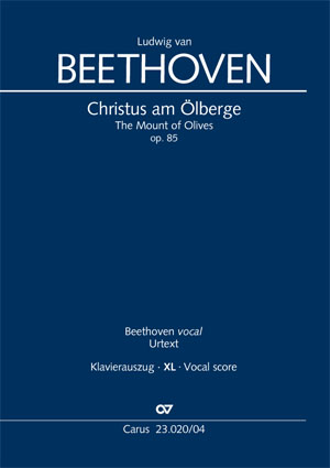 The Mount of Olives Oratorio Vocal score, XL in large print