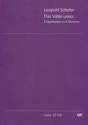 Leopold Schefer: Das Vaterunser - Noten | Carus-Verlag
