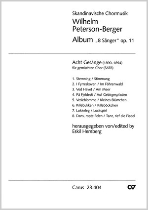 Thumbnail: Wilhelm Peterson-Berger: 8 Sånger