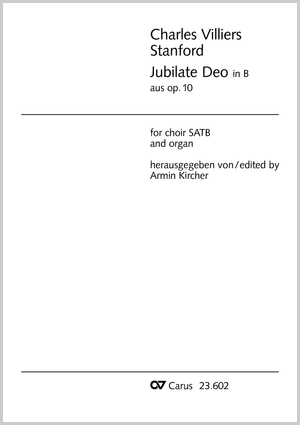 Jubilate Deo en si bémol majeur  extrait de : op. 10 Partition