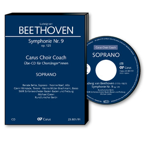 Ludwig van Beethoven: 9e Symphonie Beethoven. Finale - CD, Choir Coach, multimedia | Carus-Verlag