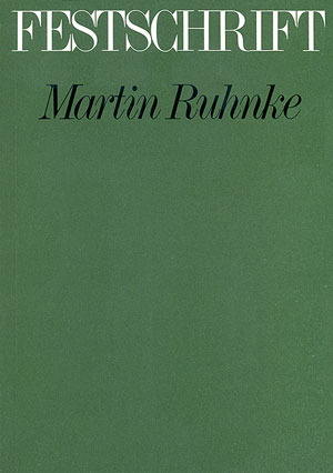 Martin Ruhnke zum 65. Geburtstag - Bücher | Carus-Verlag