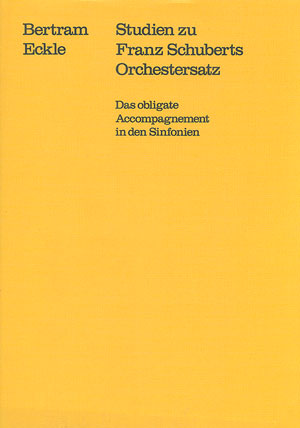 Studien zu Franz Schuberts Orchestersatz - Books | Carus-Verlag