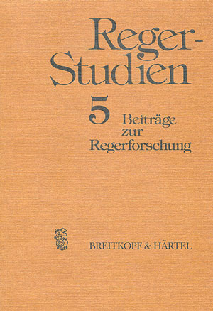 Reger-Studien 5 - Bücher | Carus-Verlag