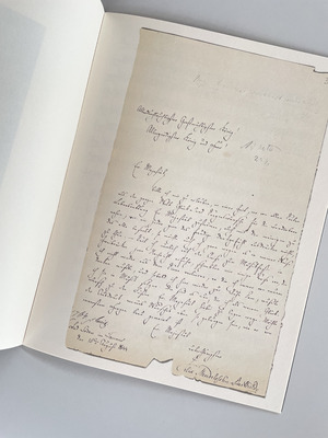 Denn er hat seinen Engeln befohlen Facsimile