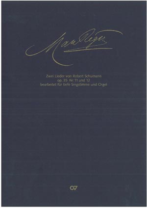 Zwei Schumann-Lieder aus dem Zyklus „Zwölf Gedichte nach Justinus Kerner“ op. 35 Facsimile