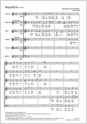 Magnificat aus: Ecclesiodiae novae Partitur