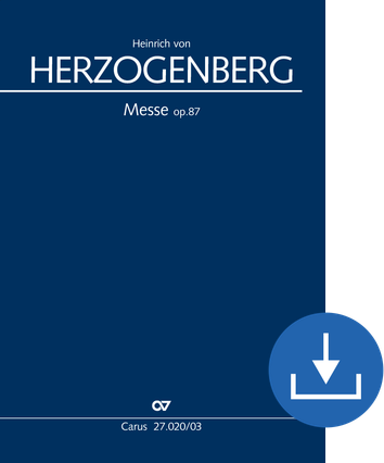 Mass in E minor Vocal score digital (download), pdf file