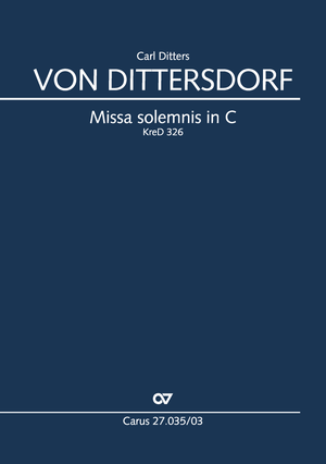 Missa solemnis en ut majeur Réduction piano-chant