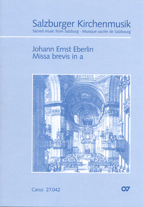 Thumbnail: Johann Ernst Eberlin: Missa brevis in a
