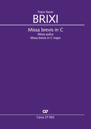 Franz Xaver Brixi: Missa brevis in C - Noten | Carus-Verlag