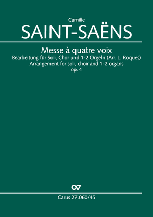 Thumbnail: Camille Saint-Saëns / Léon Roques (arr.): Messe à quatre voix