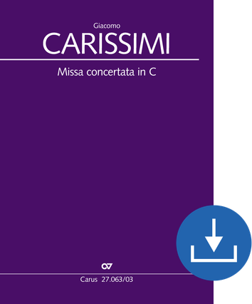Missa concertata in C Klavierauszug digital, PDF-Datei