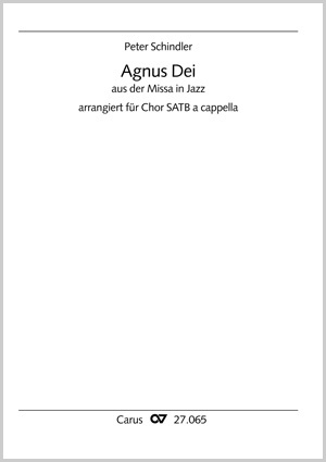 Peter Schindler: Agnus Dei - Noten | Carus-Verlag