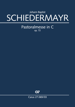 Pastoralmesse in C Klavierauszug
