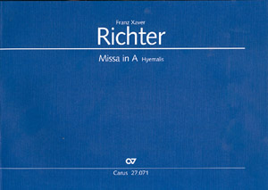 Thumbnail: Franz Xaver Richter: Missa in A