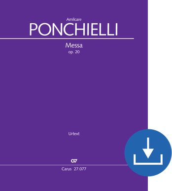Amilcare Ponchielli: Messa - Noten digital | Carus-Verlag