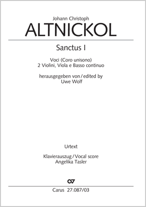 Sanctus I Klavierauszug