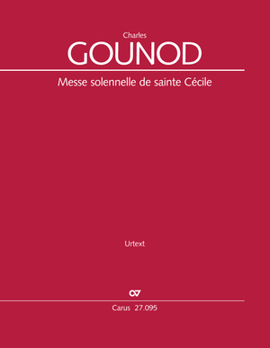 Messe solennelle de sainte Cécile Full score
