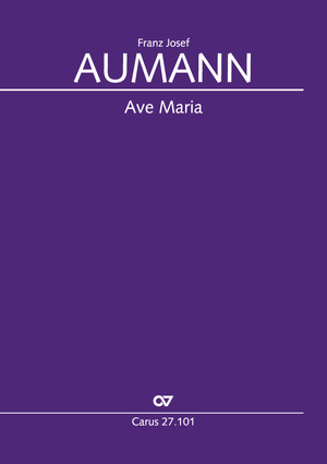 Ave Maria Dirigierpartitur, Erstausgabe