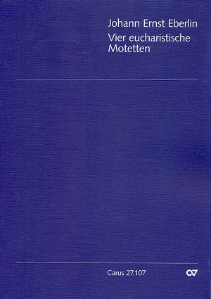 Vier eucharistische Motetten Dirigierpartitur