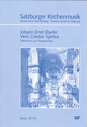 Johann Ernst Eberlin: Veni, Creator Spiritus - Sheet music | Carus-Verlag
