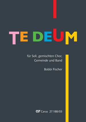 Te Deum Vocal score, foreword in German and English