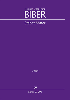 Heinrich Ignaz Franz Biber: Stabat Mater - Sheet music | Carus-Verlag