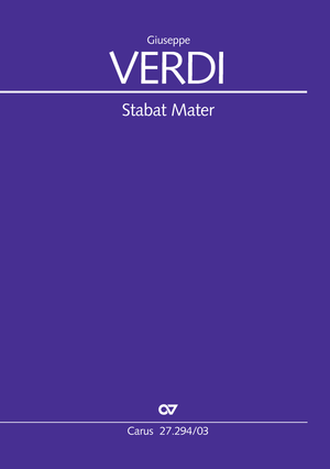Giuseppe Verdi: Stabat Mater - Noten | Carus-Verlag