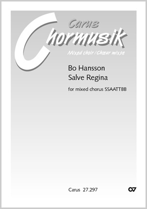 Salve Regina dem Orpheus Vokalensemble gewidmet Partitur