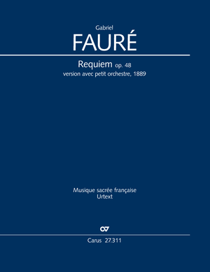 Gabriel Faure Requiem Fassung Mit Kleinem Orchester Partition Acheter Partitions Chorales En Ligne
