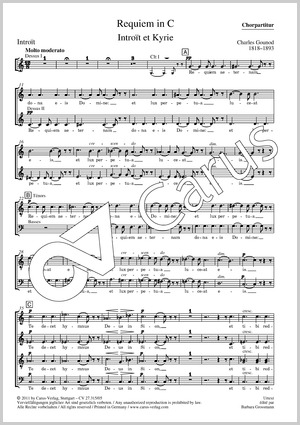 Charles Gounod: Requiem in C major - Sheet music | Carus-Verlag