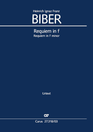 Heinrich Ignaz Franz Biber: Requiem in f - Noten | Carus-Verlag