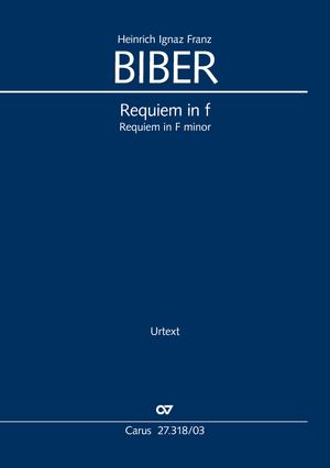 Heinrich Ignaz Franz Biber: Requiem in F minor - Partition | Carus-Verlag