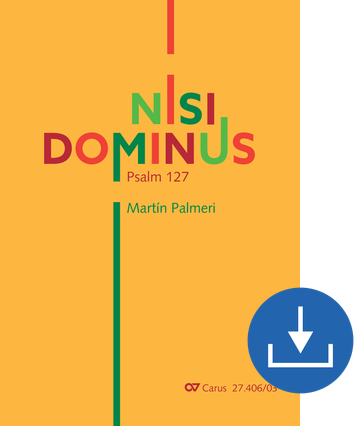 Nisi Dominus Psalm 127 Réduction piano-chant (téléchargement), fichier pdf