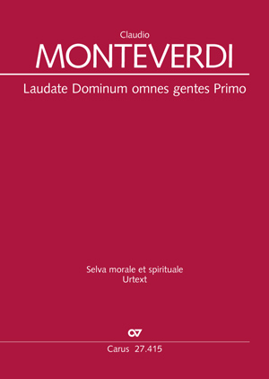 Laudate Dominum omnes gentes Primo aus: Selva morale et spirituale Full score