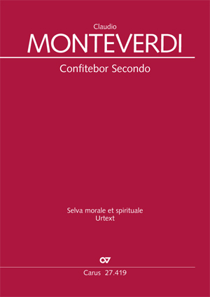 Claudio Monteverdi: Confitebor Secondo - Noten | Carus-Verlag