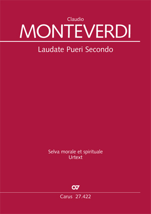 Laudate Pueri Secondo aus: Selva morale et spirituale Full score