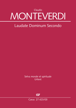 Laudate Dominum Secondo aus: Selva morale et spirituale Vocal score