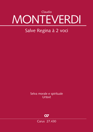 Salve Regina from: Selva morale et spirituale Set of parts, separate instruments