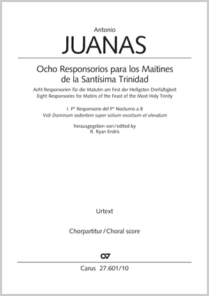 Vidi Dominum sedentem super solium excelsum et elevatum Erstes Responsorium der ersten Nokturn a 8 Chorpartitur