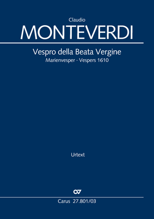 Vespro della Beata Vergine Marienvesper Klavierauszug