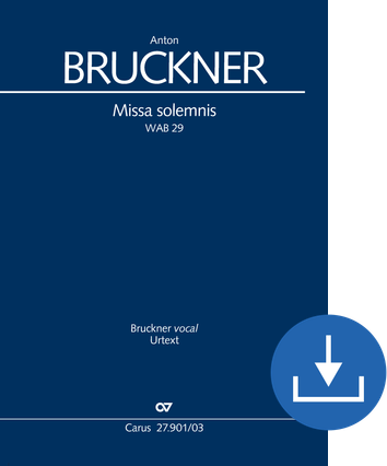 Missa solemnis Réduction piano-chant (téléchargement), fichier pdf