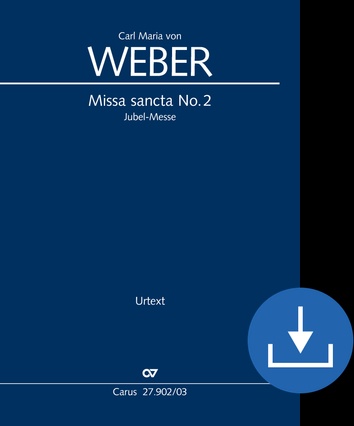 Missa sancta No. 2 Jubel-Messe Vocal score digital (download), pdf file
