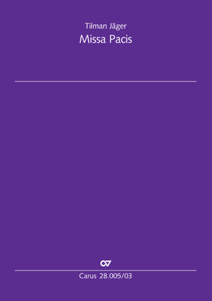 Missa Pacis Vocal score