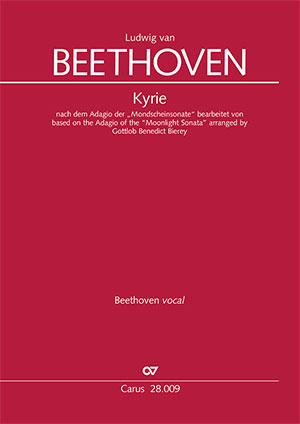 Ludwig van Beethoven: Kyrie based on the Adagio of the so-called "Moonlight Sonata"