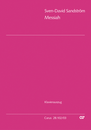 Messiah Helmuth Rilling gewidmet Klavierauszug