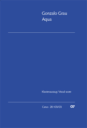 Water Oratorio Vocal score