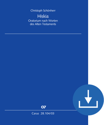 Hezekiah Oratorio based on the Words of the Old Testament Vocal score digital (download), pdf file