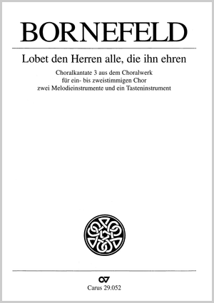Helmut Bornefeld: Lobet den Herren alle, die ihn ehren - Noten | Carus-Verlag